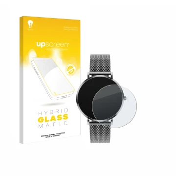 Vorderseite einer Produktverpackung mit dem Markenlogo upscreen. Daneben ist das Gerät Pireware Amory 5 mit dem zugehörigen Di