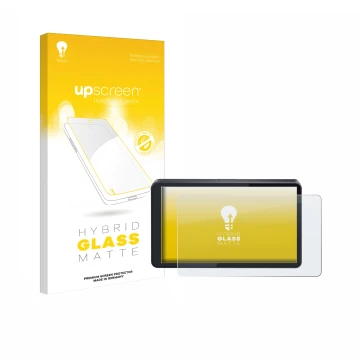 Vorderseite einer Produktverpackung mit dem Markenlogo upscreen. Daneben ist das Gerät CARabc DB601 mit dem zugehörigen Displa