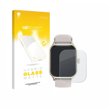 Vorderseite einer Produktverpackung mit dem Markenlogo upscreen. Daneben ist das Gerät LAOYABB QS07 2.01