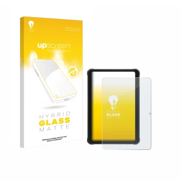 Vorderseite einer Produktverpackung mit dem Markenlogo upscreen. Daneben ist das Gerät Hotwav R10 Pro mit dem zugehörigen Disp