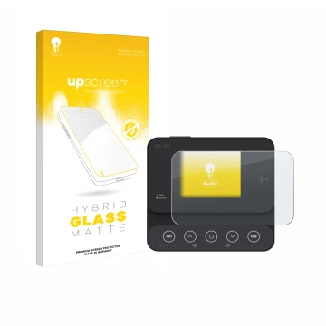 Vorderseite einer Produktverpackung mit dem Markenlogo upscreen. Daneben ist das Gerät ISDT K2Zip mit dem zugehörigen Displays