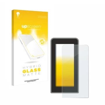 Vorderseite einer Produktverpackung mit dem Markenlogo upscreen. Daneben ist das Gerät Tenways CGO600 Pro mit dem zugehörigen 