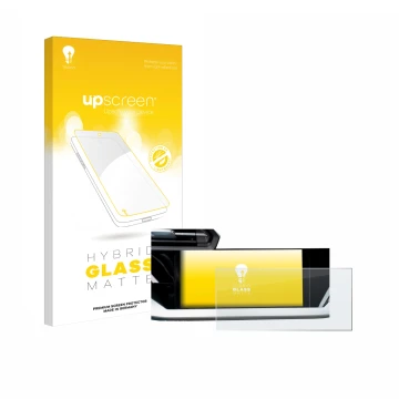 Vorderseite einer Produktverpackung mit dem Markenlogo upscreen. Daneben ist das Gerät Audi A3 Limousine Facelift MMI 2024 mit