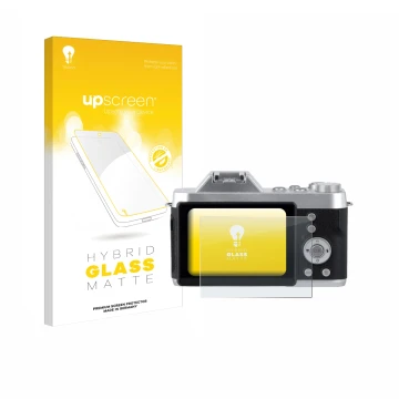 Vorderseite einer Produktverpackung mit dem Markenlogo upscreen. Daneben ist das Gerät Rollei Powerflex 10x Retro mit dem zuge