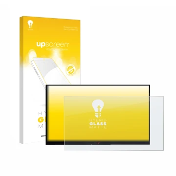 Vorderseite einer Produktverpackung mit dem Markenlogo upscreen. Daneben ist das Gerät Verbatim PMT-15 mit dem zugehörigen Dis