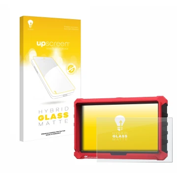 Vorderseite einer Produktverpackung mit dem Markenlogo upscreen. Daneben ist das Gerät Lilliput A7s 7