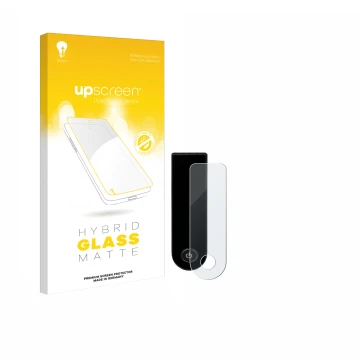 Vorderseite einer Produktverpackung mit dem Markenlogo upscreen. Daneben ist das Gerät Xiaomi Electric Scooter 5 Max mit dem z