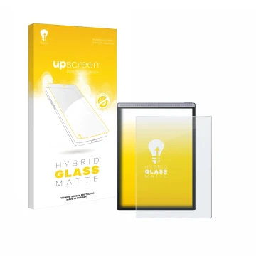 Vorderseite einer Produktverpackung mit dem Markenlogo upscreen. Daneben ist das Gerät iflytek Ainote Air 2 mit dem zugehörige