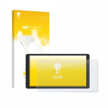 Vorderseite einer Produktverpackung mit dem Markenlogo upscreen. Daneben ist das Gerät Feelworld CUT6 6