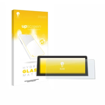 Vorderseite einer Produktverpackung mit dem Markenlogo upscreen. Daneben ist das Gerät Roadtop BMW 1 Serie E81 E82 E87 E88 200