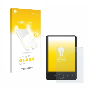 Vorderseite einer Produktverpackung mit dem Markenlogo upscreen. Daneben ist das Gerät SPC Light 2 mit dem zugehörigen Display