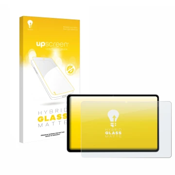 Vorderseite einer Produktverpackung mit dem Markenlogo upscreen. Daneben ist das Gerät Acepad HIGH Tablet 12