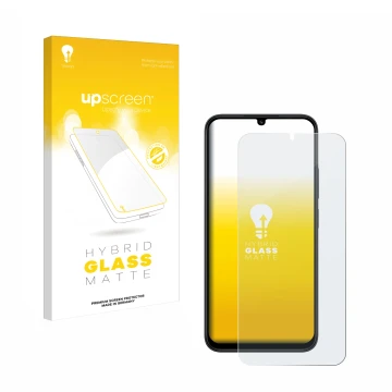 Vorderseite einer Produktverpackung mit dem Markenlogo upscreen. Daneben ist das Gerät Xiaomi Redmi 15C mit dem zugehörigen Di