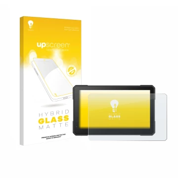 Vorderseite einer Produktverpackung mit dem Markenlogo upscreen. Daneben ist das Gerät Interphone Sync 70 Essential mit dem zu