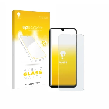 Vorderseite einer Produktverpackung mit dem Markenlogo upscreen. Daneben ist das Gerät Motorola Moto G06 Power mit dem zugehör