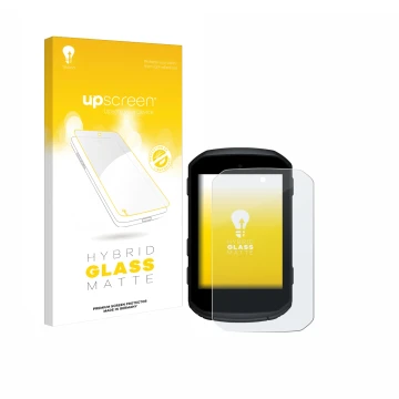 Vorderseite einer Produktverpackung mit dem Markenlogo upscreen. Daneben ist das Gerät Garmin Edge 550 mit dem zugehörigen Dis