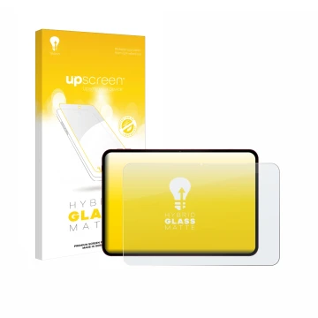 Vorderseite einer Produktverpackung mit dem Markenlogo upscreen. Daneben ist das Gerät Teclast T65 Plus mit dem zugehörigen Di