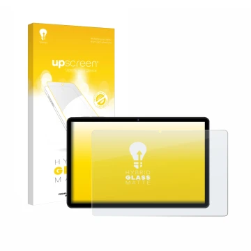 Vorderseite einer Produktverpackung mit dem Markenlogo upscreen. Daneben ist das Gerät RUSHAR M90 11