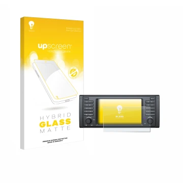 Vorderseite einer Produktverpackung mit dem Markenlogo upscreen. Daneben ist das Gerät Eonon E39A12S mit dem zugehörigen Displ