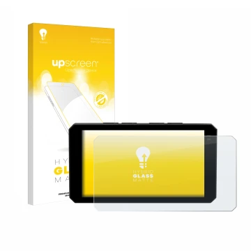 Vorderseite einer Produktverpackung mit dem Markenlogo upscreen. Daneben ist das Gerät Chigee AIO-6 LTE 4G mit dem zugehörigen