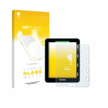 Vorderseite einer Produktverpackung mit dem Markenlogo upscreen. Daneben ist das Gerät Vakaros Atlas 2 / Edge mit dem zugehöri