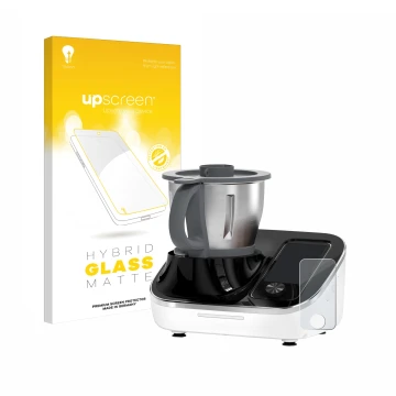 Vorderseite einer Produktverpackung mit dem Markenlogo upscreen. Daneben ist das Gerät TOKIT Omni Cook C2 mit dem zugehörigen 