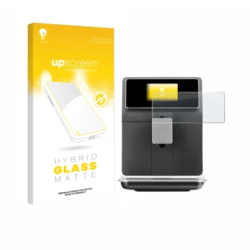 Vorderseite einer Produktverpackung mit dem Markenlogo upscreen. Daneben ist das Gerät WMF Perfection 860L mit dem zugehörigen