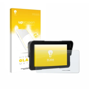 Vorderseite einer Produktverpackung mit dem Markenlogo upscreen. Daneben ist das Gerät Sixwin P2 5