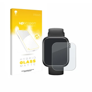 Vorderseite einer Produktverpackung mit dem Markenlogo upscreen. Daneben ist das Gerät RLQA G104 1.83