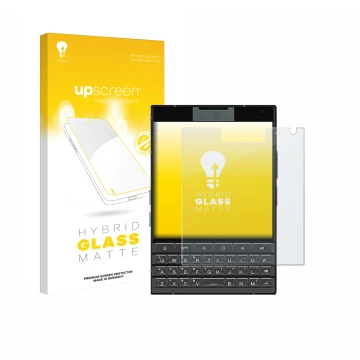 Vorderseite einer Produktverpackung mit dem Markenlogo upscreen. Daneben ist das Gerät Unihertz Titan 2 mit dem zugehörigen Di