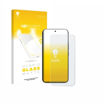 Vorderseite einer Produktverpackung mit dem Markenlogo upscreen. Daneben ist das Gerät Xiaomi Redmi K90 Pro Max mit dem zugehö