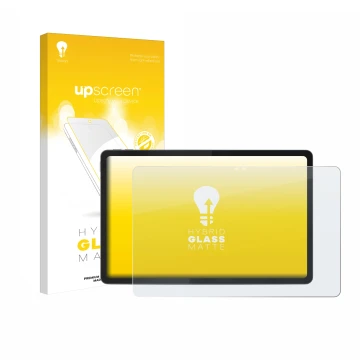 Vorderseite einer Produktverpackung mit dem Markenlogo upscreen. Daneben ist das Gerät Lenovo Idea Tab 11