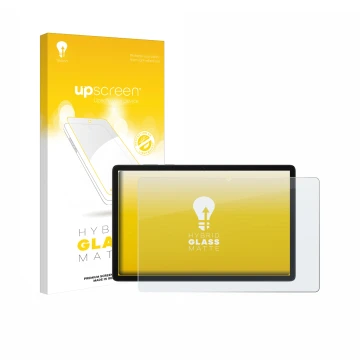 Vorderseite einer Produktverpackung mit dem Markenlogo upscreen. Daneben ist das Gerät Samsung Galaxy Tab A11 Plus 5G 11