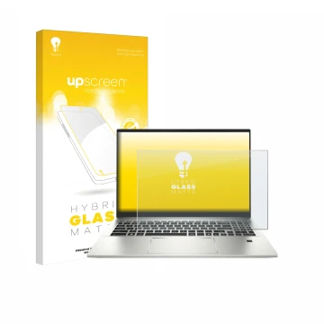 Vorderseite einer Produktverpackung mit dem Markenlogo upscreen. Daneben ist das Gerät MSI Prestige A16 AI+ mit dem zugehörige