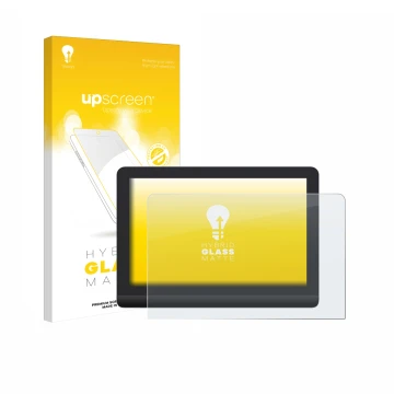 Vorderseite einer Produktverpackung mit dem Markenlogo upscreen. Daneben ist das Gerät XP-Pen Artist Pro 16 Gen 2 mit dem zuge