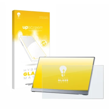 Vorderseite einer Produktverpackung mit dem Markenlogo upscreen. Daneben ist das Gerät Arzopa Z3FC 16.1