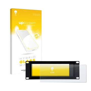 Vorderseite einer Produktverpackung mit dem Markenlogo upscreen. Daneben ist das Gerät GeeekPi DP-0059 7.84