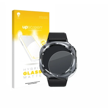 Vorderseite einer Produktverpackung mit dem Markenlogo upscreen. Daneben ist das Gerät TIMU S90 1.45