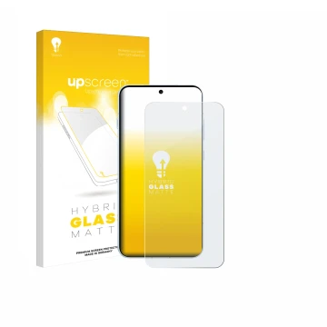 Vorderseite einer Produktverpackung mit dem Markenlogo upscreen. Daneben ist das Gerät Oppo Find X8s mit dem zugehörigen Displ