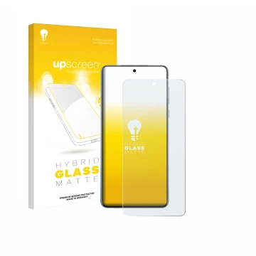 Vorderseite einer Produktverpackung mit dem Markenlogo upscreen. Daneben ist das Gerät Oppo Find X8s+ mit dem zugehörigen Disp