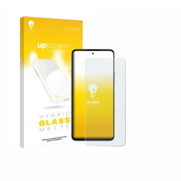 Vorderseite einer Produktverpackung mit dem Markenlogo upscreen. Daneben ist das Gerät realme P4x 5G mit dem zugehörigen Displ