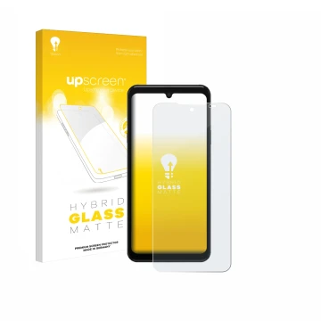 Vorderseite einer Produktverpackung mit dem Markenlogo upscreen. Daneben ist das Gerät Sunmi M3 mit dem zugehörigen Displaysch