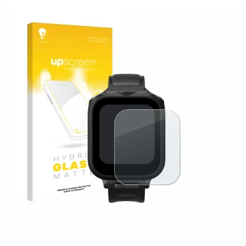 Vorderseite einer Produktverpackung mit dem Markenlogo upscreen. Daneben ist das Gerät Insta360 GPS preview remote Built-In Mi