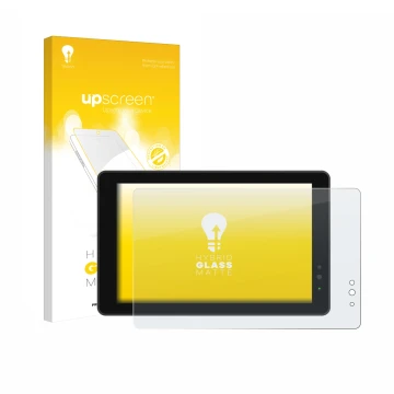 Vorderseite einer Produktverpackung mit dem Markenlogo upscreen. Daneben ist das Gerät Lilliput 719/T 7