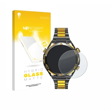 Vorderseite einer Produktverpackung mit dem Markenlogo upscreen. Daneben ist das Gerät Blackview W90 Pro mit dem zugehörigen D