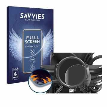 Vorderseite einer Produktverpackung mit dem Markenlogo Savvies. Daneben ist das Gerät Honda CMX500 Rebel 2017-2020 Tachoanzeig