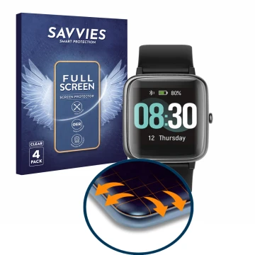 Vorderseite einer Produktverpackung mit dem Markenlogo Savvies. Daneben ist das Gerät CanMixs ID205L mit dem zugehörigen Displ