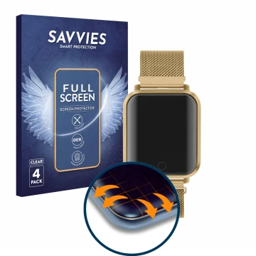 Vorderseite einer Produktverpackung mit dem Markenlogo Savvies. Daneben ist das Gerät Reflex Active Series 6 mit dem zugehörig
