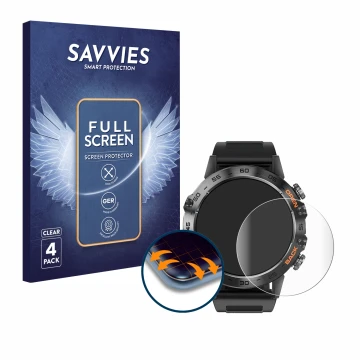 Vorderseite einer Produktverpackung mit dem Markenlogo Savvies. Daneben ist das Gerät LIGE BW1846A 1.39