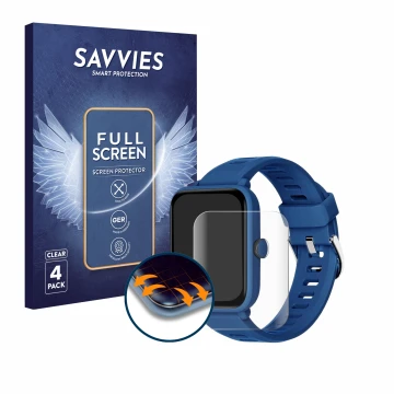 Vorderseite einer Produktverpackung mit dem Markenlogo Savvies. Daneben ist das Gerät Biggerfive BW01 1.5